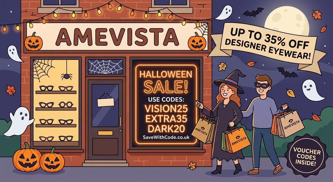 No Tricks, Just Treats: Snag Designer Eyewear with the Amevista Halloween Sale & Exclusive Discount Codes!